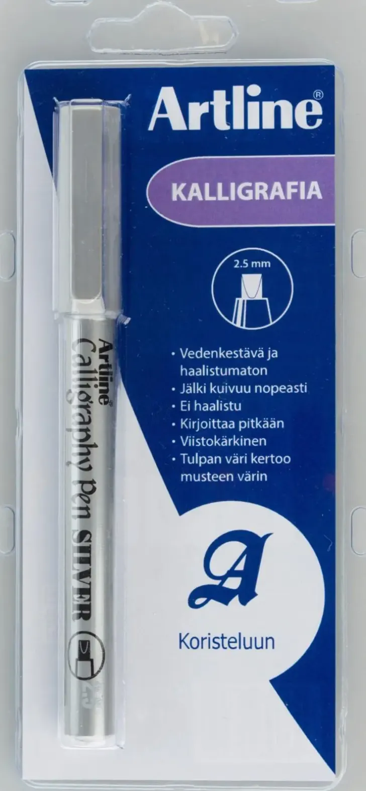 Artline Kalligrafiakyna 2,5Mm Hopea