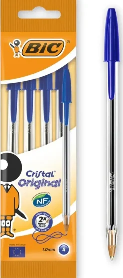 Bic Cristal Kuulakyna 4Kpl