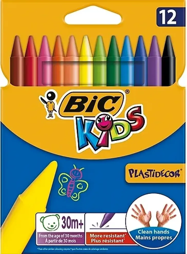 Bic Kids Plastidecor Muovivahaliitu 12Kpl