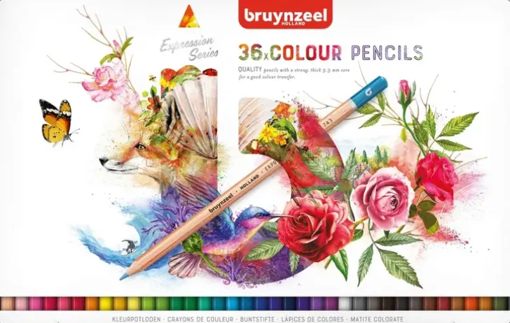 Bruynzeel Expression Puuvarikynat 36Kpl