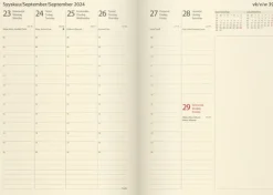 Burde Kalenteri 2024 Business Forma Deluxe Ruskea