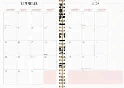 Burde Kalenteri 2024 Life Planner Pink