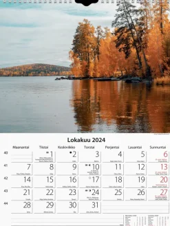 Burde Seinakalenteri 2024 Luonto