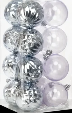 Carrefour Joulupallo 6 Cm 16 Kpl, Vaaleansininen