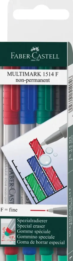 Faber-Castell Kalvokyna 4Kpl Vesiliukoinen