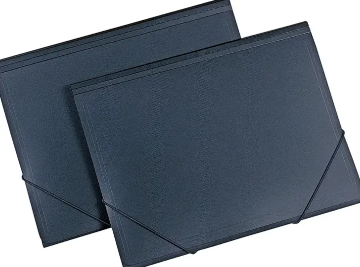 Foldermate Black Kulmalukkokansio A4 Musta