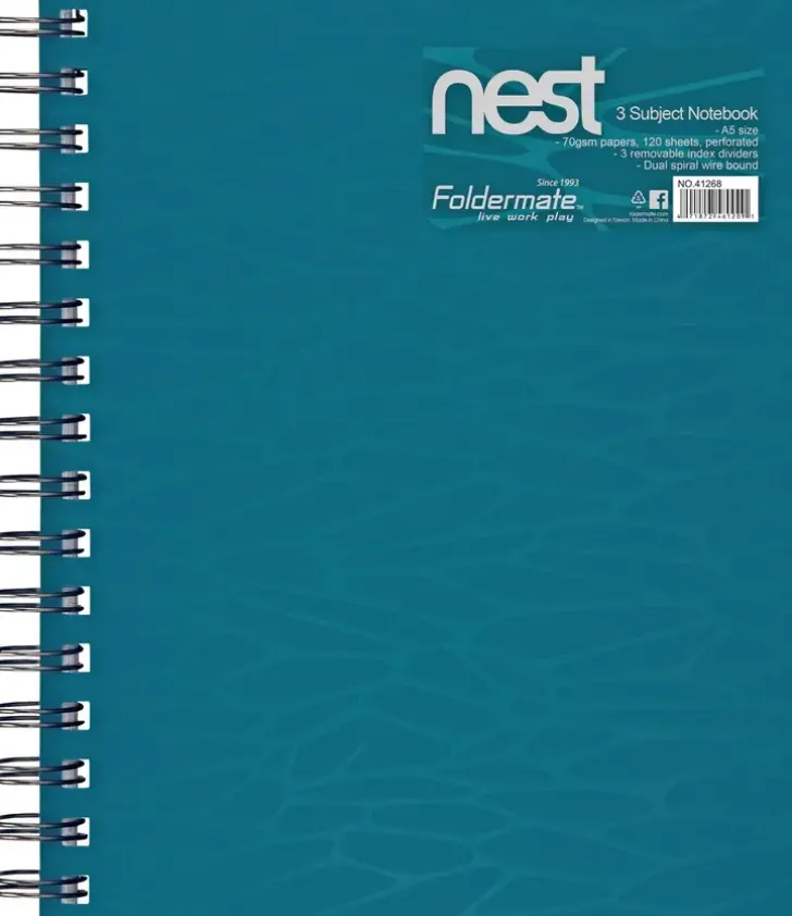 Foldermate Nest Kierrekirja A5
