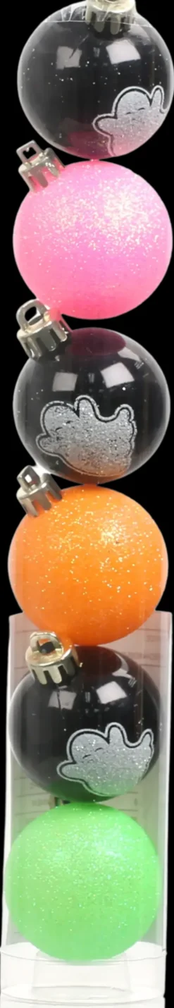 Halloween-Koristepallo Haamu 45 Mm 6 Kpl