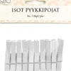 J.K. Primeco Isot Pyykkipojat Valkoinen 10Kpl