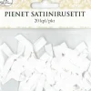 J.K. Primeco Satiinirusetit Pieni Valkoinen 20Kpl/Pkt