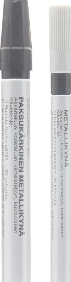 Kapel Hopeatussi Ohut+Paksu