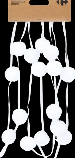 Koristepunos Pompom 180 Cm