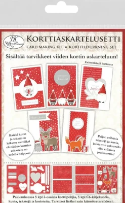 Korttiaskartelusetti Hauska Tonttu 5+5
