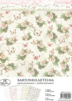Kuviokartonkilajitelma Vintage A4/5