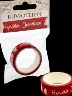 Kuvioteippi Punainen 1,5Cm X 5M
