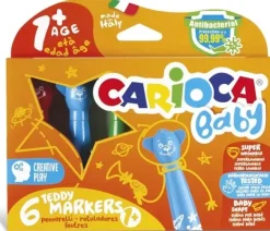 Lasten Huopakynasarja 6 Kpl Carioca Teddy Baby +1 Vuotialle