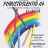 Luontevat Kierrepiirustuslehtio A4 100 Lehtea