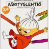Muumilaakso Varityslehtio A4 24 Kuvaa