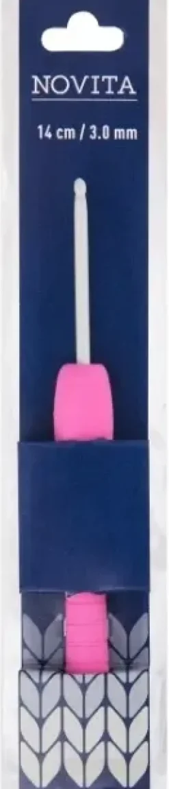 Novita Ergonominen Virkkuukoukku 14 Cm 3 Mm