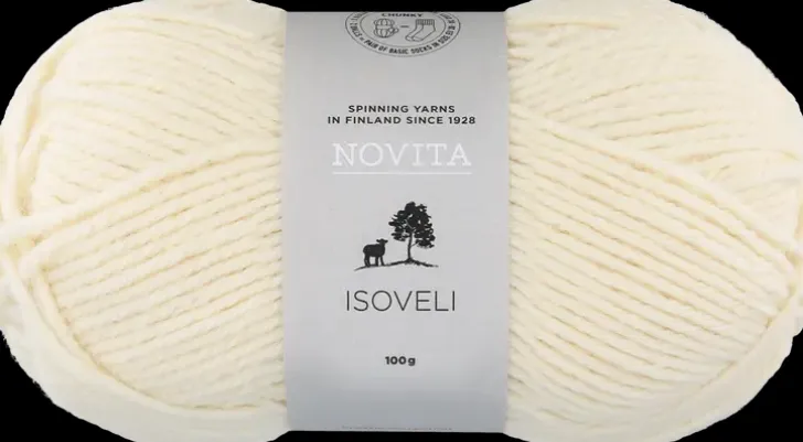 Novita Isoveli 100G Lanka Luonnonvalkoinen 010