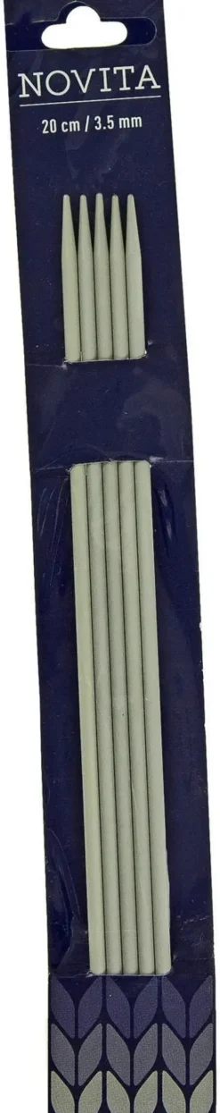 Novita Sukkapuikot 20Cm - 3,5Mm Harmaa