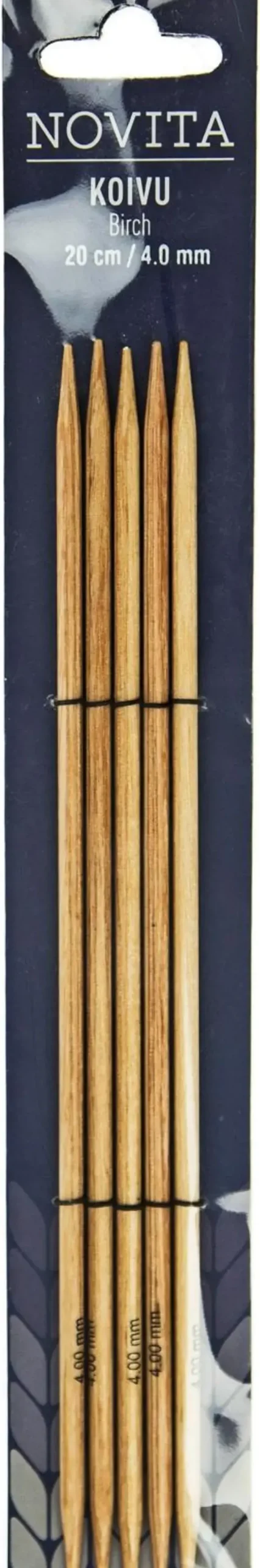 Novita Sukkapuikot Koivu 20Cm - 4 Mm Novita