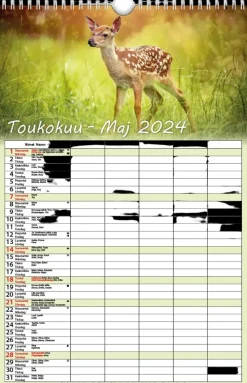 Perhekalenteri 2024
