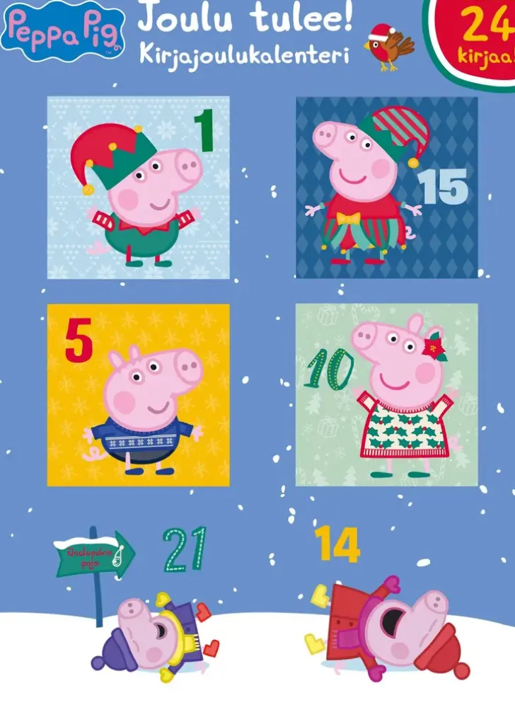 Pipsa Possu - Joulu Tulee! Kirjajoulukalenteri