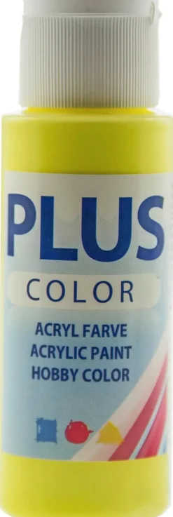 Plus Color Askartelumaali 60 Ml Keltainen