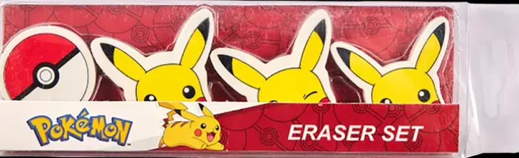 Pokemon Pyyhekumit 4Kpl/Pkt