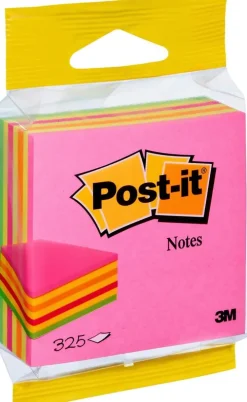 Post-It Viestilappukuutio, Neonpinkki, 76 Mm X 76 Mm, 100% Pefc Ch18/0914