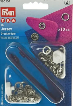 Prym Niklattu Jersey-Painonappi 10Mm