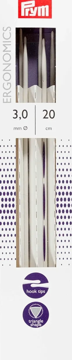 Prym Sukkapuikko Ergonominen 20Cm - 3Mm