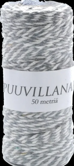 Puuvillanaru Valkoharmaa 50M