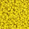 Rocaille-Siemenhelmet, Keltainen, Halk. 3 Mm, Koko 8/0 , Aukon Koko 0,6-1,0 Mm, 25 G/ 1 Pkk