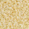 Rocaille-Siemenhelmet, Norsunluu, Halk. 3 Mm, Koko 8/0 , Aukon Koko 0,6-1,0 Mm, 25 G/ 1 Pkk