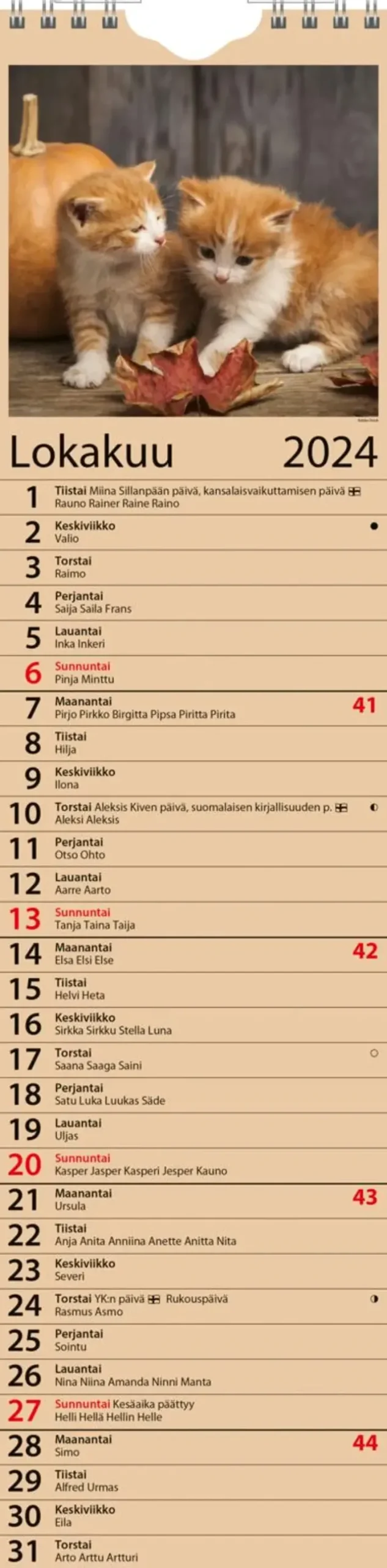 Seinakalenteri Kotimuistio/Hemkalendern