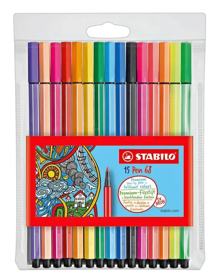 Stabilo Tussikynapakkaus Pen 68 15 Varia
