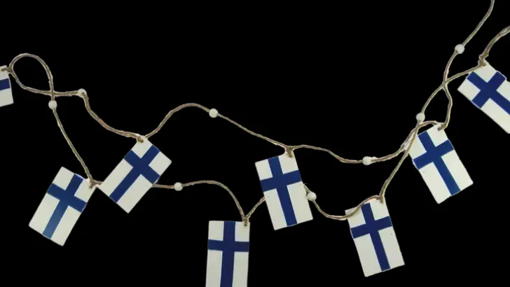 Suomen Lippu -Koynnos, 10 Puulippua 2M Narussa