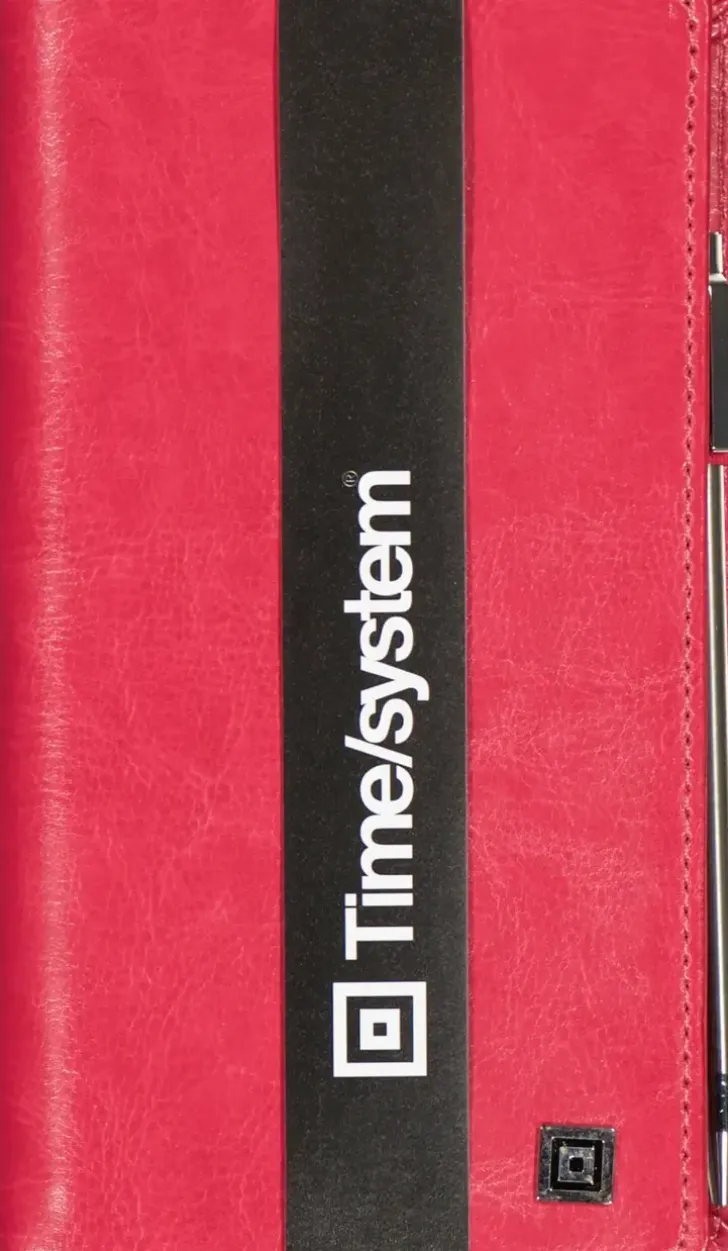 Taskukalenteri Time System Memory Pinkki 2024