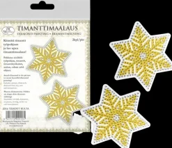 Timanttimaalaus Tahti Kulta 2Kpl/Pkt