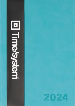 Vuosikalenteri Time System Classic A5 Turkos 2024