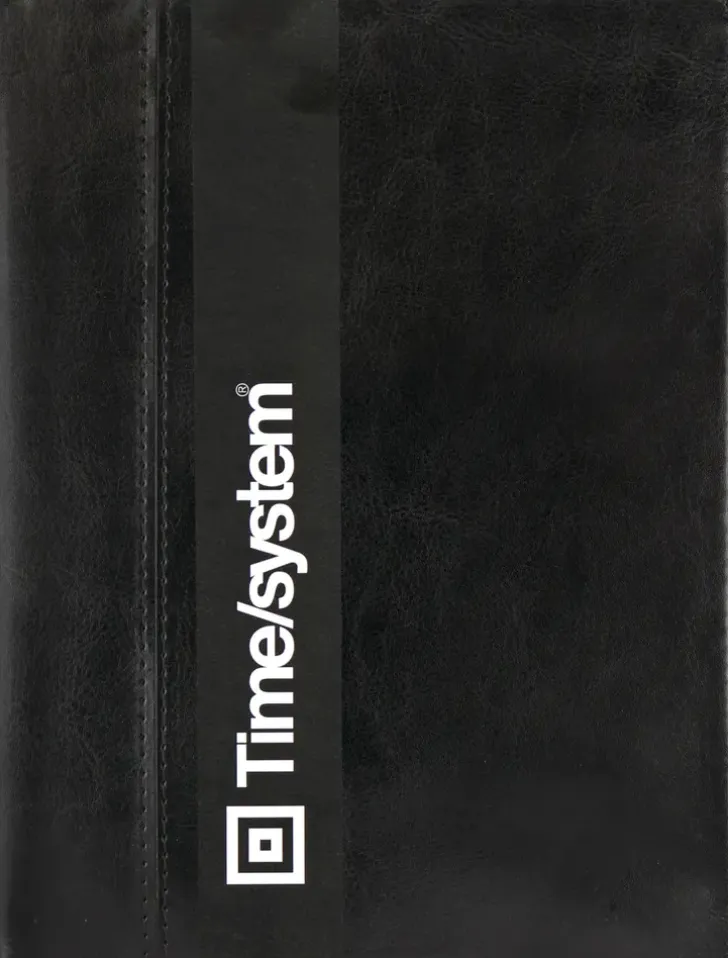 Vuosikalenteri Time System Memory A5 Musta 2024