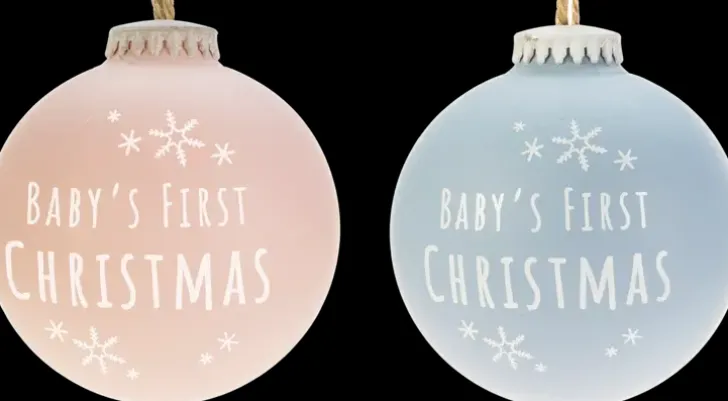 Weiste Eko-Pallo Baby'S First Christmas 85 Mm
