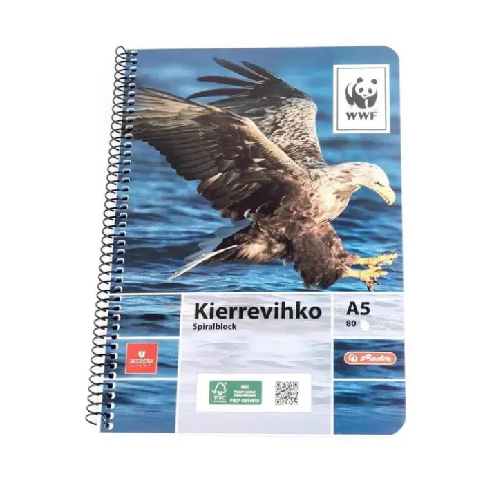 Wwf Kierrevihko A5/80 Fsc Paperia